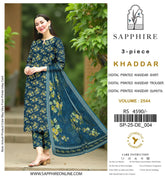 Sapphire Premium Khadar Vol ✔ Fabric: Airjet Khadder