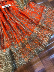 New arrivals 🛬 Brand Name :Asim jofa Fabric Details Complete chiffon frock with satin silk trouser