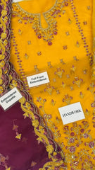 Brand Name : Asim Jofa☆

☆Design Code : AJFO-05☆

☆Fabric Details : Organza☆