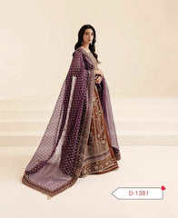 Fabric overview Complete Net frock with Shamose Silk trouser